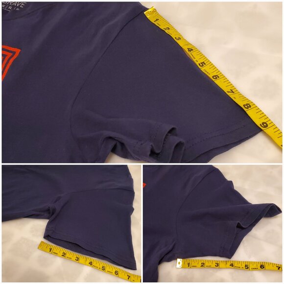 Home of the Brave Men’s Navy Blue USA Graphic Short Sleeve Crewneck T-Shirt - XL - Picture 8 of 8